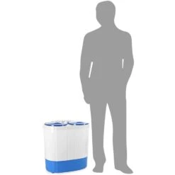 DB003 Mini-Waschmaschine Schleuder 2kg 12 DB003 Mini-Waschmaschine Schleuder 2kg -Klarstein Verkaufsgeschäft 10006738 yy 0006 titel groessenvergleich oneconcept mnw db003