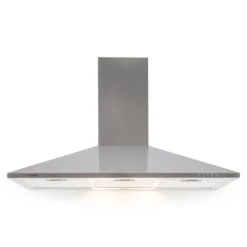 TR90WS Dunstabzugshaube Ablufthaube LED-Licht Edelstahl 90 Cm 340 M³/h 11 TR90WS Dunstabzugshaube Ablufthaube LED-Licht Edelstahl 90 Cm 340 M³/h -Klarstein Verkaufsgeschäft 10011486 yy 0003 front Klarstein TR90WS Dunstabzugshaube 3x Filter reedit v2