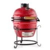 Princesize Kamado-Grill Keramikgrill Edelstahl-Grillrost Smoker BBQ