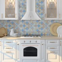 Lumio Neo Retro-Dunstabzugshaube 60cm 610m³/h A Edelstahl Weiß -Klarstein Verkaufsgeschäft 10030275 yy 0005 ambient Klarstein Lumio Neo Retro Dunstabzugshaube reedit