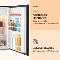 Alleinversorger Kühlschrank 91 Liter 2 Ebenen Thermostat Eisfach -Klarstein Verkaufsgeschäft 10030523 de 0004 logo