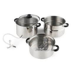 Applebee Dampf-Entsafter Elektrisch 1500W Ø25cm 8 Liter Edelstahl -Klarstein Verkaufsgeschäft 10031478 yy 0003 detail Klarstein Applebee Dampf Entsafter 1500W Edelstahl