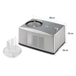 Yo & Yummy 2-in-1 Eiscremebereiter & Yoghurt Maker 150W 1,5l Edelstahl -Klarstein Verkaufsgeschäft 10031849 yy 0006 logo Klarstein Yo Yummy 2in1 Eiscremebereiter