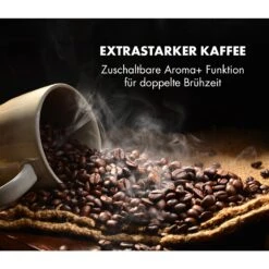 Aromatica X Kaffeemaschine Mahlwerk Glaskanne Aroma+ Edelstahl -Klarstein Verkaufsgeschäft 10032102 de 0004 logo