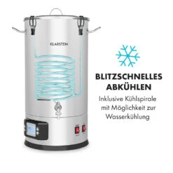 Maischfest Maischekessel 5 Teile 1500/3000W 25l LCD Touch -Klarstein Verkaufsgeschäft 10032121 de 0005 logo