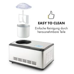 Dolce Bacio Eiscremebereiter Kompressor 2l LCD-Display Touch Edelstahl 16 Dolce Bacio Eiscremebereiter Kompressor 2l LCD-Display Touch Edelstahl -Klarstein Verkaufsgeschäft 10032322 de 0007 logo