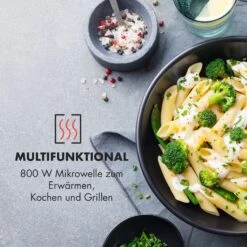 Victoria 20 Einbau-Mikrowelle, 20 L, 800 W, Grill: 1000 W, Schwarz -Klarstein Verkaufsgeschäft 10032591 de 0004 logo