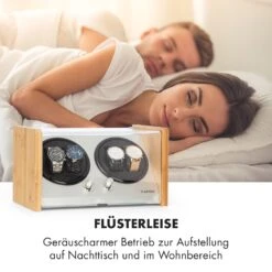 Hanoi 4 Uhrenbeweger, 4 Uhren, 3 Geschwindigkeiten, 4 Modi, Bambus 13 Hanoi 4 Uhrenbeweger, 4 Uhren, 3 Geschwindigkeiten, 4 Modi, Bambus -Klarstein Verkaufsgeschäft 10032798 de 0006 logo