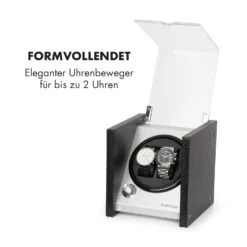 Tokyo 2 Uhrenbeweger, 2 Uhren, 3 Geschwindigkeiten, 4 Modi, Schwarz 10 Tokyo 2 Uhrenbeweger, 2 Uhren, 3 Geschwindigkeiten, 4 Modi, Schwarz -Klarstein Verkaufsgeschäft 10032799 de 0003 logo