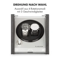 Tokyo 2 Uhrenbeweger, 2 Uhren, 3 Geschwindigkeiten, 4 Modi, Schwarz 11 Tokyo 2 Uhrenbeweger, 2 Uhren, 3 Geschwindigkeiten, 4 Modi, Schwarz -Klarstein Verkaufsgeschäft 10032799 de 0004 logo