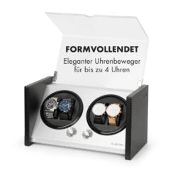 Tokyo 4 Uhrenbeweger, 4 Uhren, 3 Geschwindigkeiten, 4 Modi, Schwarz 10 Tokyo 4 Uhrenbeweger, 4 Uhren, 3 Geschwindigkeiten, 4 Modi, Schwarz -Klarstein Verkaufsgeschäft 10032800 de 0003 logo