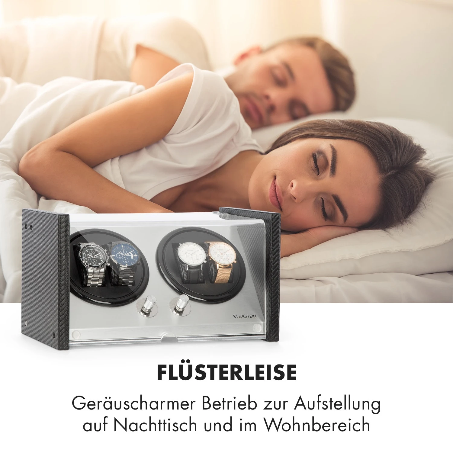 Tokyo 4 Uhrenbeweger, 4 Uhren, 3 Geschwindigkeiten, 4 Modi, Schwarz 6 Tokyo 4 Uhrenbeweger, 4 Uhren, 3 Geschwindigkeiten, 4 Modi, Schwarz – Bild 6