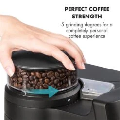 Aromatica II Duo Kaffeemaschine, Integriertes Mahlwerk, 1,25 L, Rot 16 Aromatica II Duo Kaffeemaschine, Integriertes Mahlwerk, 1,25 L, Rot -Klarstein Verkaufsgeschäft 10032866 yy 0006 logo Klarstein Aromatica II Duo Kaffeemaschine rot