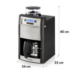 Aromatica II Kaffeemaschine, Mahlwerk, 1,25 L, Silber -Klarstein Verkaufsgeschäft 10032872 yy 0011 logo Klarstein Aromatica II Kaffeemaschine silber