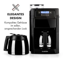 Aromatica II Set Kaffeemaschine, Mahlwerk, 1,25 L, Schwarz -Klarstein Verkaufsgeschäft 10032874 de 0003 logo