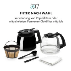 Aromatica II Set Kaffeemaschine, Mahlwerk, 1,25 L, Schwarz -Klarstein Verkaufsgeschäft 10032874 de 0004 logo
