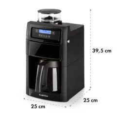 Aromatica II Thermo Kaffeemaschine, Mahlwerk, 1,25 L, Schwarz -Klarstein Verkaufsgeschäft 10032876 yy 0011 logo Klarstein Aromatica II Thermo Kaffeemaschine schwarz reedit