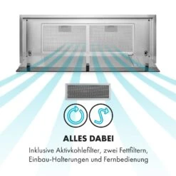 High Line Deckenhaube 77 Cm 410 M3/h 75W 3 Stufen Fernbedienung 19 High Line Deckenhaube 77 Cm 410 M3/h 75W 3 Stufen Fernbedienung -Klarstein Verkaufsgeschäft 10033053 de 0009 logo