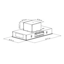High Line Deckenhaube 77 Cm 410 M3/h 75W 3 Stufen Fernbedienung 20 High Line Deckenhaube 77 Cm 410 M3/h 75W 3 Stufen Fernbedienung -Klarstein Verkaufsgeschäft 10033053 yy 0010 logo Klarstein High Line Deckenhaube 77 cm schwarz