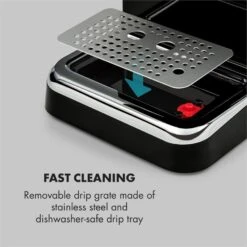 Espressionata Gusto Espressomaschine 1100W 15 Bar Druck Schwarz -Klarstein Verkaufsgeschäft 10033209 yy 0006 logo Klarstein Espressionata Gusto Espressomaschine