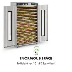 Master Jerky 24 Dörrautomat 5850W 40-90 °C 15h-Timer Edelstahl Silber 14 Master Jerky 24 Dörrautomat 5850W 40-90 °C 15h-Timer Edelstahl Silber -Klarstein Verkaufsgeschäft 10033214 yy 0007 logo Klarstein Master Jerky 24 Doerrautomat silber