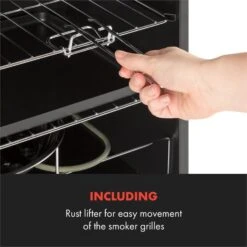 Flintstone Steel Räucherofen 1600 W Integriertes Thermometer Edelstahl 12 Flintstone Steel Räucherofen 1600 W Integriertes Thermometer Edelstahl -Klarstein Verkaufsgeschäft 10033372 yy 0006 logo Klarstein Flintstone Steel Raeucherofen Edelstahl