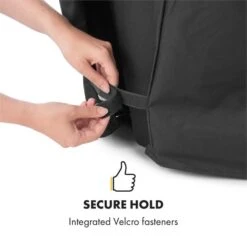 Beef Brisket Wetterschutzhaube Oxford Canvas Schwarz -Klarstein Verkaufsgeschäft 10033461 yy 0004 logo Fabric cover for OGA032