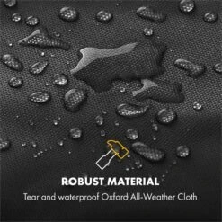 Beef Brisket Wetterschutzhaube Oxford Canvas Schwarz -Klarstein Verkaufsgeschäft 10033461 yy 0005 logo Fabric cover for OGA032