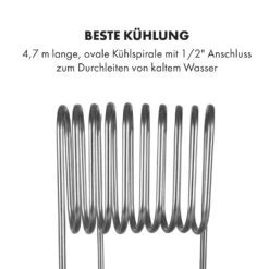 Gärkeller Kühldeckel Eintauchkühler 1/2" Sensorstab 304-Edelstahl -Klarstein Verkaufsgeschäft 10033676 de 0004 logo