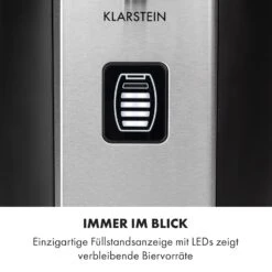 Beerkules Bierzapfanlage 5l Fässer Kompressor 120W Cooling: 4h -Klarstein Verkaufsgeschäft 10033689 de 0006 logo