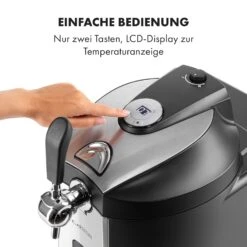 Beerkules Bierzapfanlage 5l Fässer Kompressor 120W Cooling: 4h -Klarstein Verkaufsgeschäft 10033689 de 0007 logo