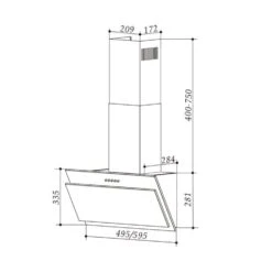 Alessia Dunstabzugshaube Kopffreihaube 350 M³/h Push Control Schwarz 18 Alessia Dunstabzugshaube Kopffreihaube 350 M³/h Push Control Schwarz -Klarstein Verkaufsgeschäft 10033697 yy 0010 logo Klarstein Alessia Dunstabzugshaube schwarz