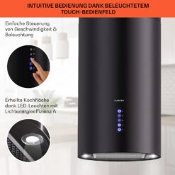 Beretta Inselabzugshaube Ø35cm 650m³/h LED Inkl. Aktivkohlefilter 12 Beretta Inselabzugshaube Ø35cm 650m³/h LED Inkl. Aktivkohlefilter -Klarstein Verkaufsgeschäft 10033718 de 0004 usp