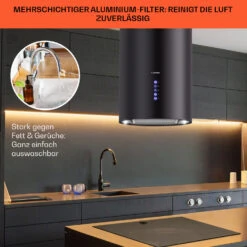 Beretta Inselabzugshaube Ø35cm 650m³/h LED Inkl. Aktivkohlefilter 14 Beretta Inselabzugshaube Ø35cm 650m³/h LED Inkl. Aktivkohlefilter -Klarstein Verkaufsgeschäft 10033718 de 0006 usp