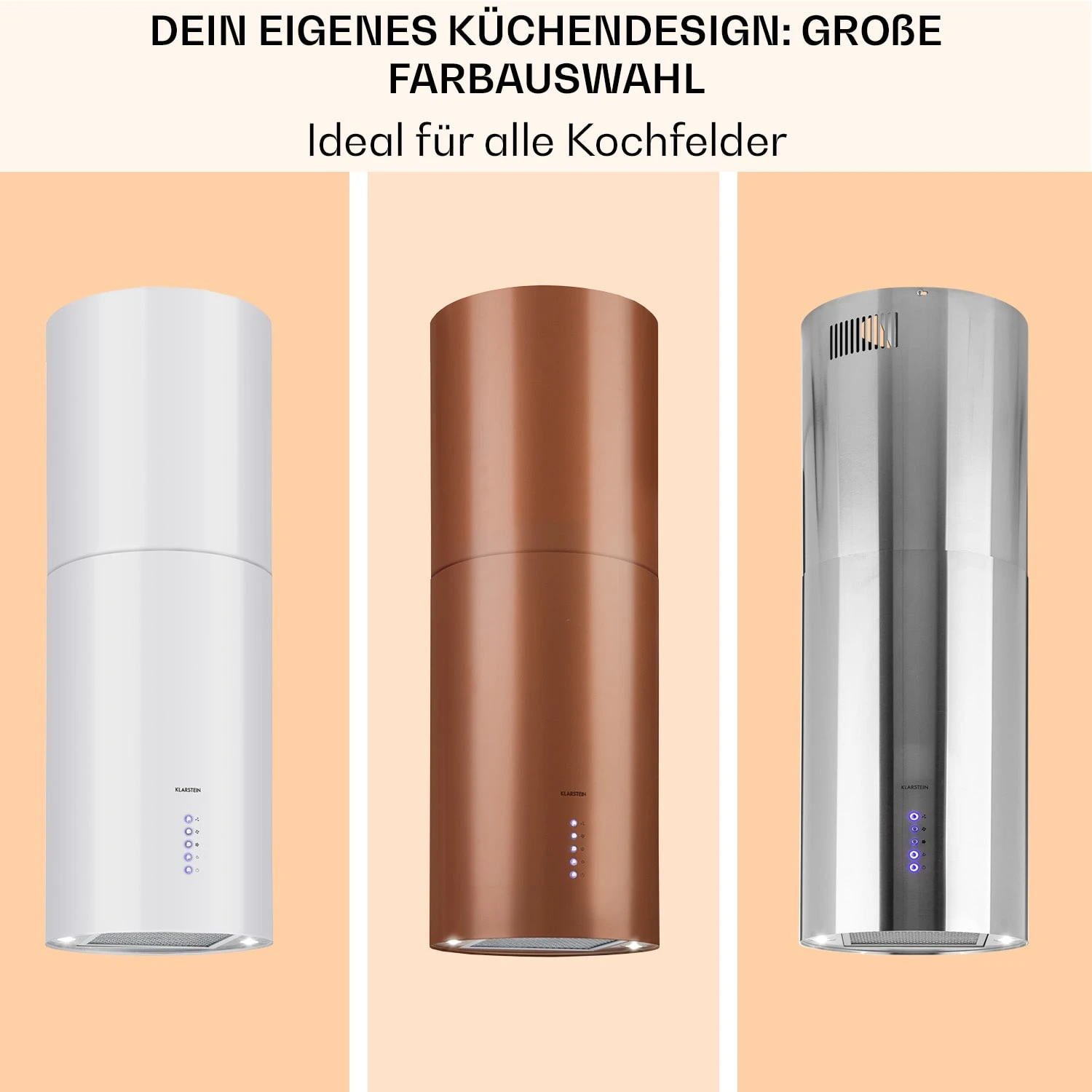 Beretta Inselabzugshaube Ø35cm 650m³/h LED Inkl. Aktivkohlefilter 7 Beretta Inselabzugshaube Ø35cm 650m³/h LED Inkl. Aktivkohlefilter – Bild 7