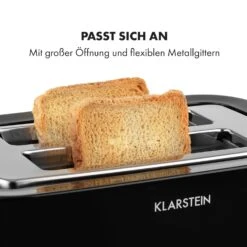 Arabica Toaster 920W LED-Display Touch-Bedienfeld Edelstahl -Klarstein Verkaufsgeschäft 10033728 de 0007 logo