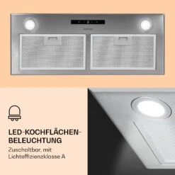 Paolo Dunstabzugshaube Einbau 72 Cm EEK: A 593 M³/h -Klarstein Verkaufsgeschäft 10033748 de 0003 logo