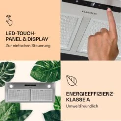 Paolo Dunstabzugshaube Einbau 72 Cm EEK: A 593 M³/h -Klarstein Verkaufsgeschäft 10033748 de 0005 logo