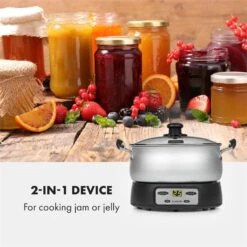 Jam Session Marmeladen- Und Geleekocher 1000W 2 Automatikprogramme -Klarstein Verkaufsgeschäft 10034109 yy 0003 logo Klarstein Jam Session Marmeladen und Geleekocher