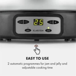 Jam Session Marmeladen- Und Geleekocher 1000W 2 Automatikprogramme -Klarstein Verkaufsgeschäft 10034109 yy 0004 logo Klarstein Jam Session Marmeladen und Geleekocher