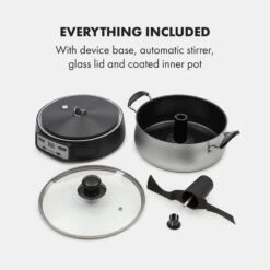 Jam Session Marmeladen- Und Geleekocher 1000W 2 Automatikprogramme -Klarstein Verkaufsgeschäft 10034109 yy 0008 logo Klarstein Jam Session Marmeladen und Geleekocher