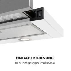 Mariana 90 Flachschirmhaube 500 M³/h Abluft LED Weiß -Klarstein Verkaufsgeschäft 10034116 de 0004 logo