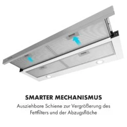 Mariana 90 Flachschirmhaube 500 M³/h Abluft LED Weiß -Klarstein Verkaufsgeschäft 10034116 de 0007 logo