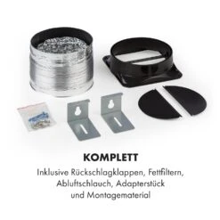 Mariana 90 Flachschirmhaube 500 M³/h Abluft LED Weiß -Klarstein Verkaufsgeschäft 10034116 de 0008 logo