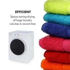 Jet Set Mini-Wäschetrockner Ablufttrockner 1020W EEK C 3kg 50cm Weiß -Klarstein Verkaufsgeschäft 10034158 yy 0005 logo Klarstein Jet Set Waeschetrockner weiss