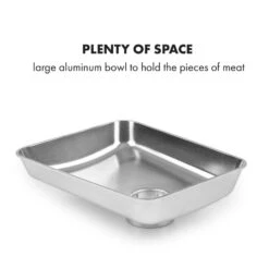 Kraftprotz Elektrischer Fleischwolf 700 W Kupfermotor Edelstahl -Klarstein Verkaufsgeschäft 10034215 yy 0007 logo Klarstein Kraftprotz elektrischer Fleischwolf weiss