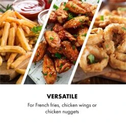 AeroVital Cube Chef Heißluftfritteuse Frittierkorb Zubehör Edelstahl -Klarstein Verkaufsgeschäft 10034407 yy 0003 logo Klarstein AeroVital Cube Chef Frittierkorb