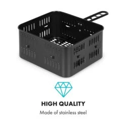 AeroVital Cube Chef Heißluftfritteuse Frittierkorb Zubehör Edelstahl -Klarstein Verkaufsgeschäft 10034407 yy 0004 logo Klarstein AeroVital Cube Chef Frittierkorb