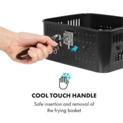 AeroVital Cube Chef Heißluftfritteuse Frittierkorb Zubehör Edelstahl -Klarstein Verkaufsgeschäft 10034407 yy 0005 logo Klarstein AeroVital Cube Chef Frittierkorb