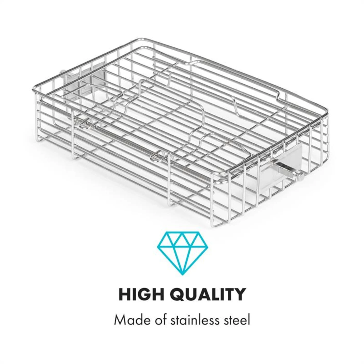 AeroVital Cube Chef Heißluftfritteuse Steak-Käfig Zubehör Edelstahl 4 AeroVital Cube Chef Heißluftfritteuse Steak-Käfig Zubehör Edelstahl – Bild 4